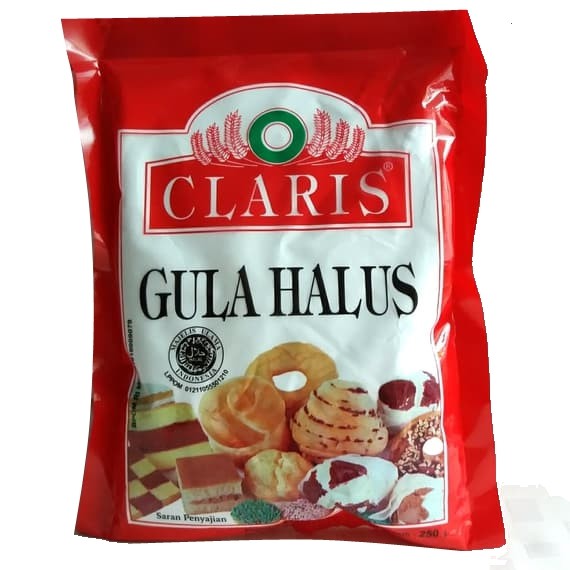 

Gula Halus Claris 250 gram