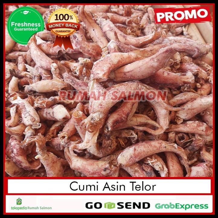 

Ikan Asin Cumi Telor Super - Ikan Asin Cumi Premium 500 Gram (Kering)