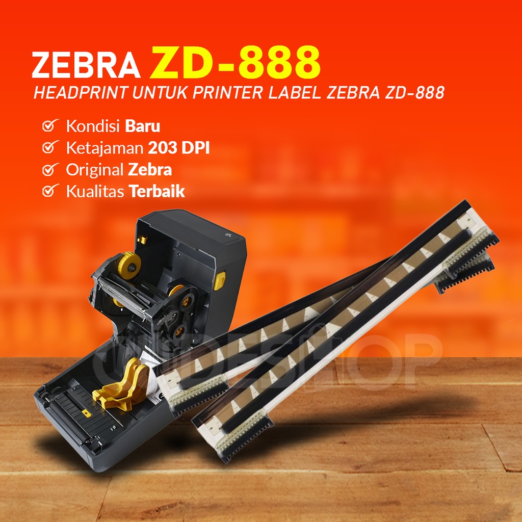 Headprint Sparepart Printer Label Barcode Zebra ZD888