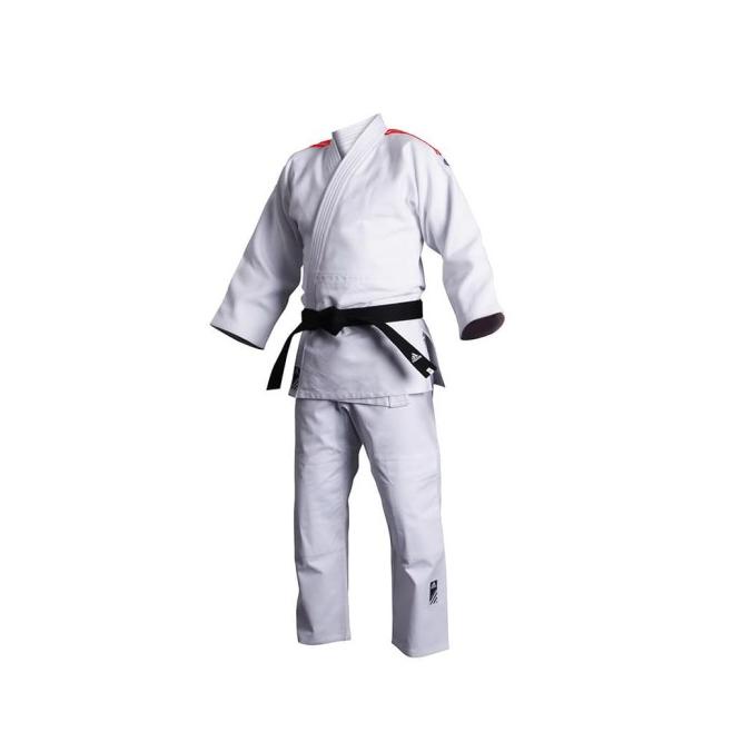 Adidas Judo Quest Gi White Stripe Red