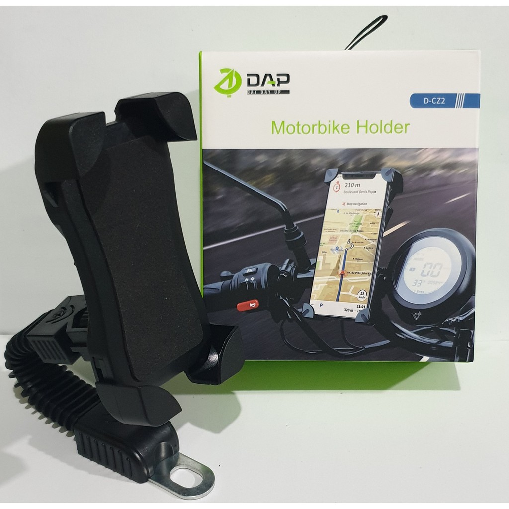 Holder Motor Spion Holder Sepeda DAP D-CZ2 Phone Holder Motorcycle