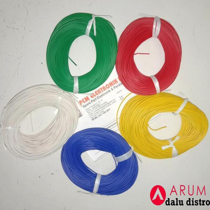 Kabel Serabut 1x10 ( Diameter 1 mm, Per 1 Meter ) Kabel Serabut Kecil Pcmelebik54 Juara