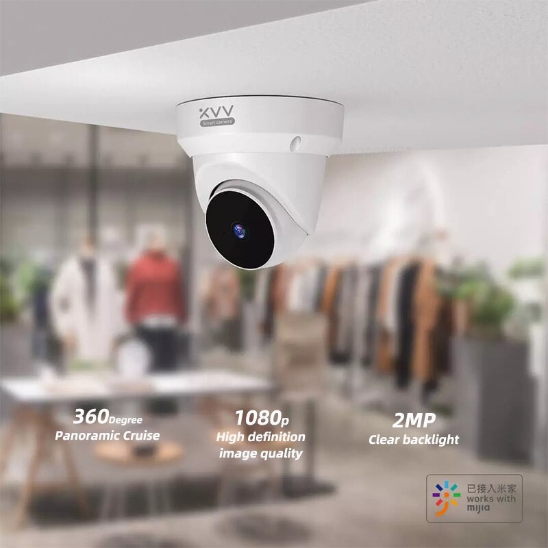 Xiaovv Kamera CCTV WiFi PTZ Smart Camera 1080P - XVV-3620S-Q1 - White