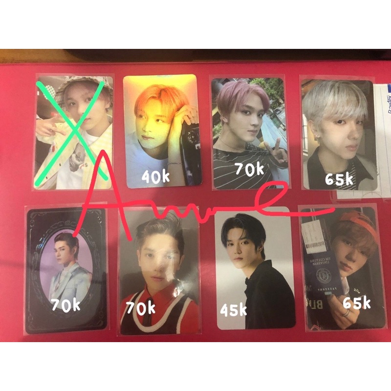 photocard taeyong haechan shotaro jisung smcu yb sticker favorite classic sg2021r