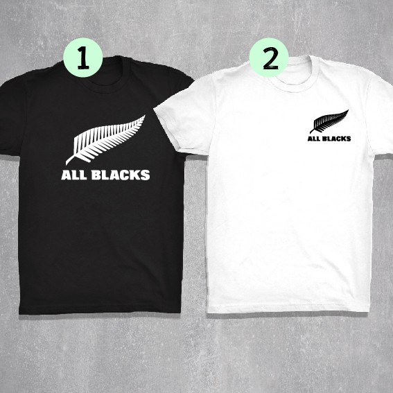 ⭐️⭐️⭐️⭐️⭐️BAJU All Black New Zealand Rugby Shirt Cotton Streetwear Men Women Unisex T Shirt / BAHAN 