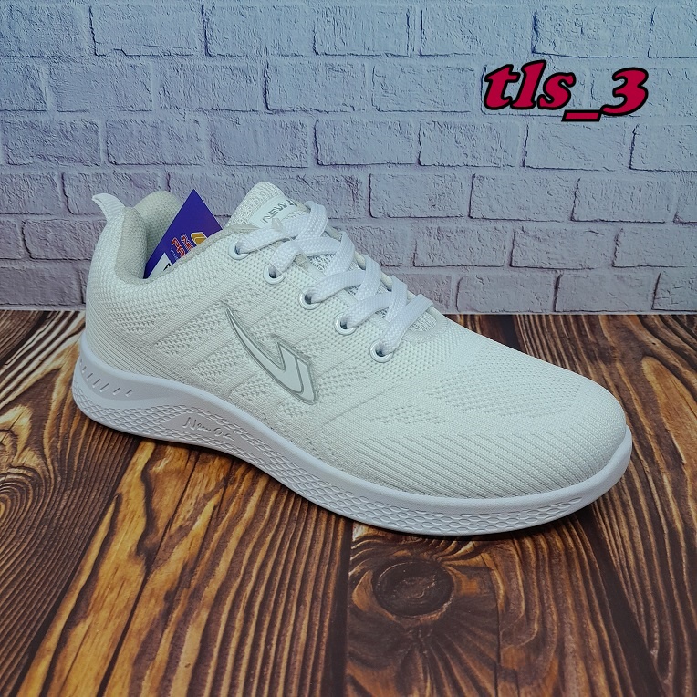 Sepatu Wanita New Era Cindy Kinvara 37-41 Sepatu Sneaker Putih Polos Original