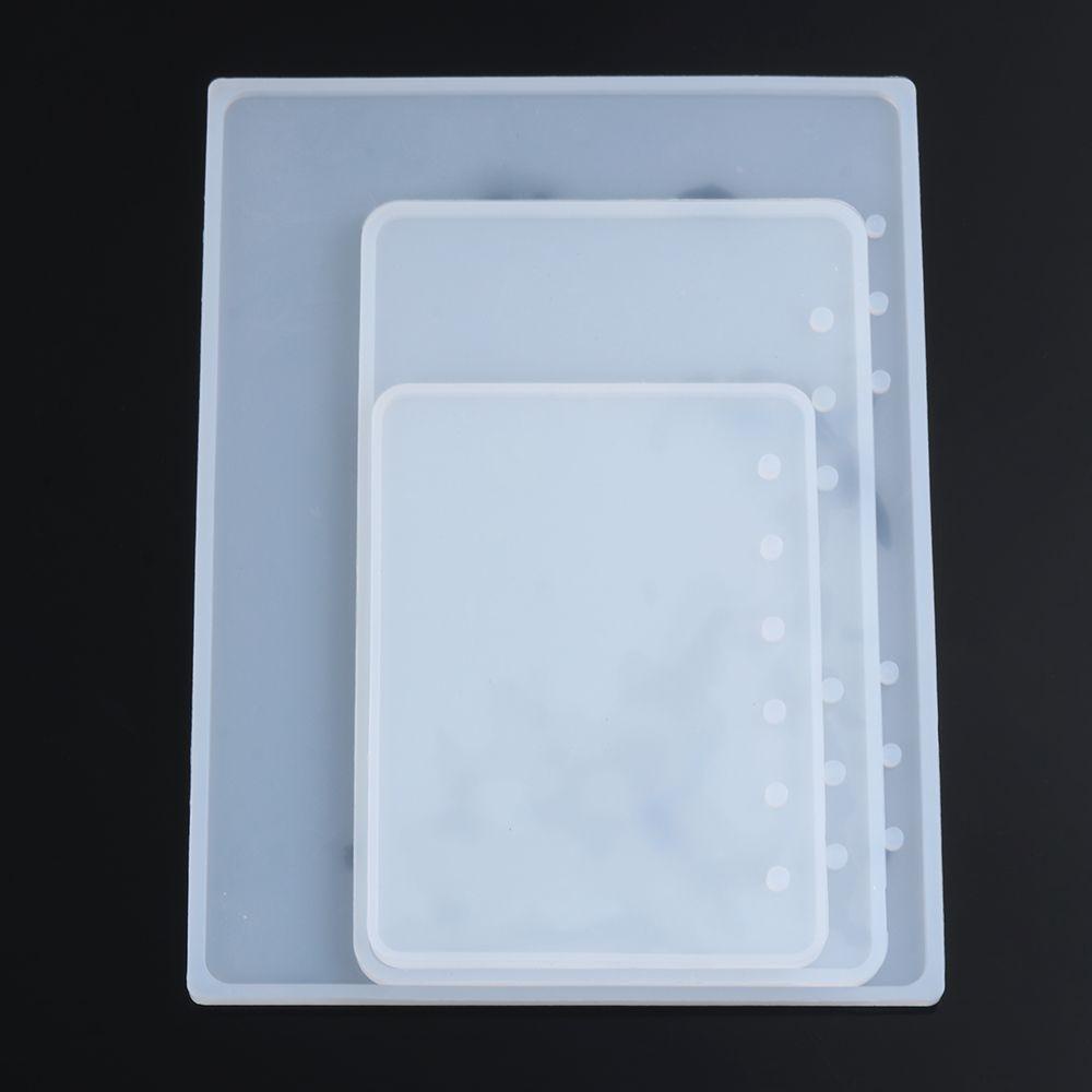 Solighter Notebook Cover Resin Cetakan Transparan DIY Kerajinan Kristal Casting Mold