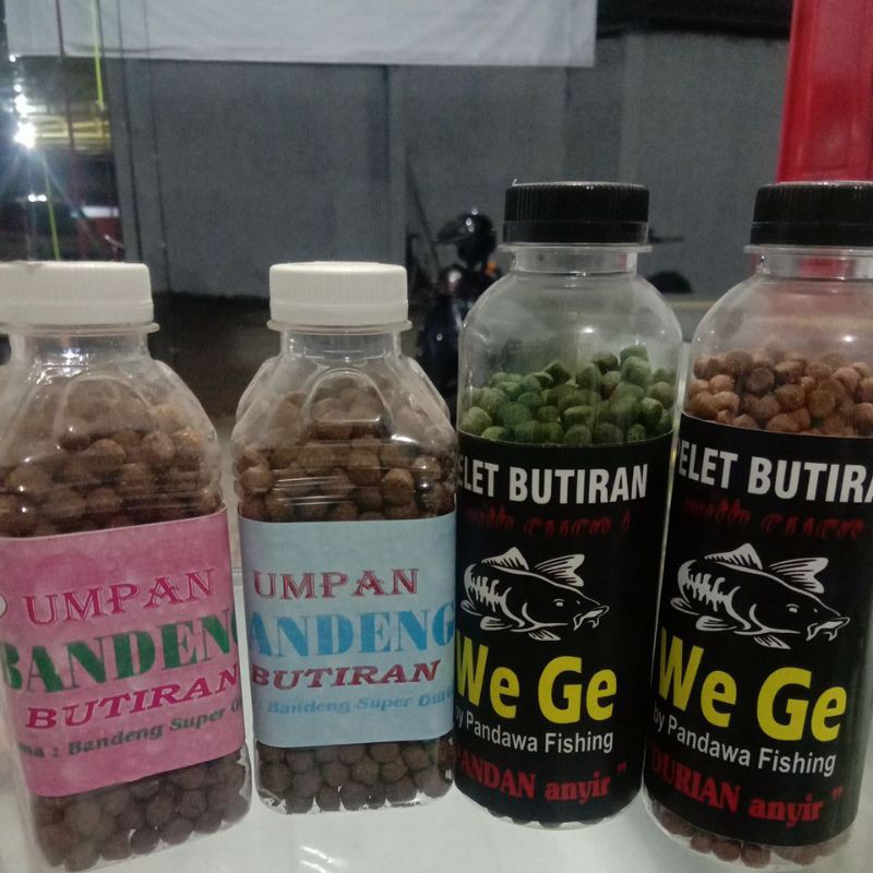 PELET/UMPAN/PERANGSANG IKAN BUTIRAN