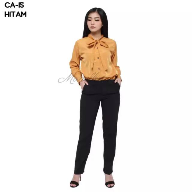 TS- Celana Kerja Basic Pants Jumbo Celana Bahan katun panjang C.15