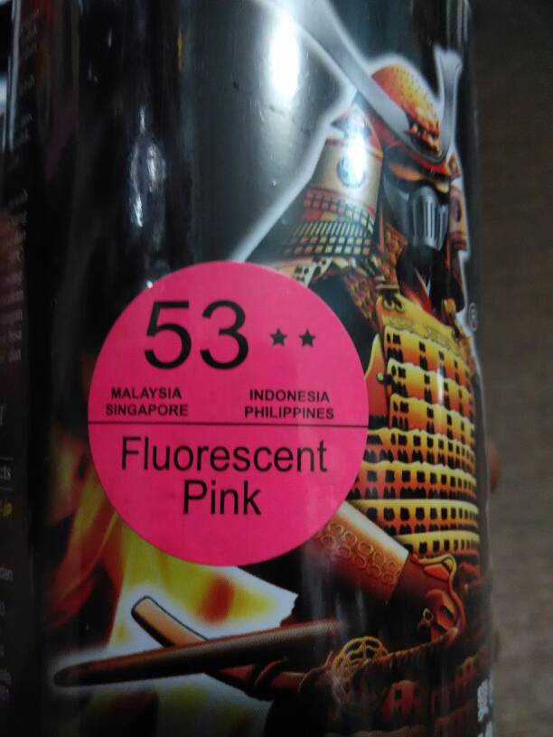

cat semprot pilox pylox SAMURAI paint flourescent pink ** 53