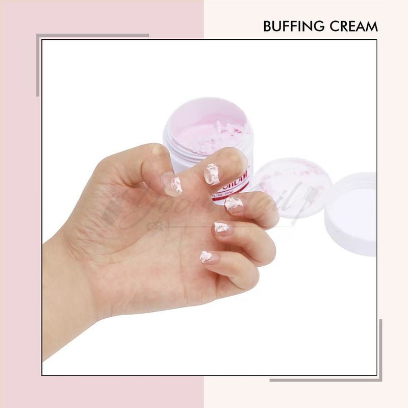 Buffing cream pengilap kuku cream buffer manicure pedicure menipedi nail