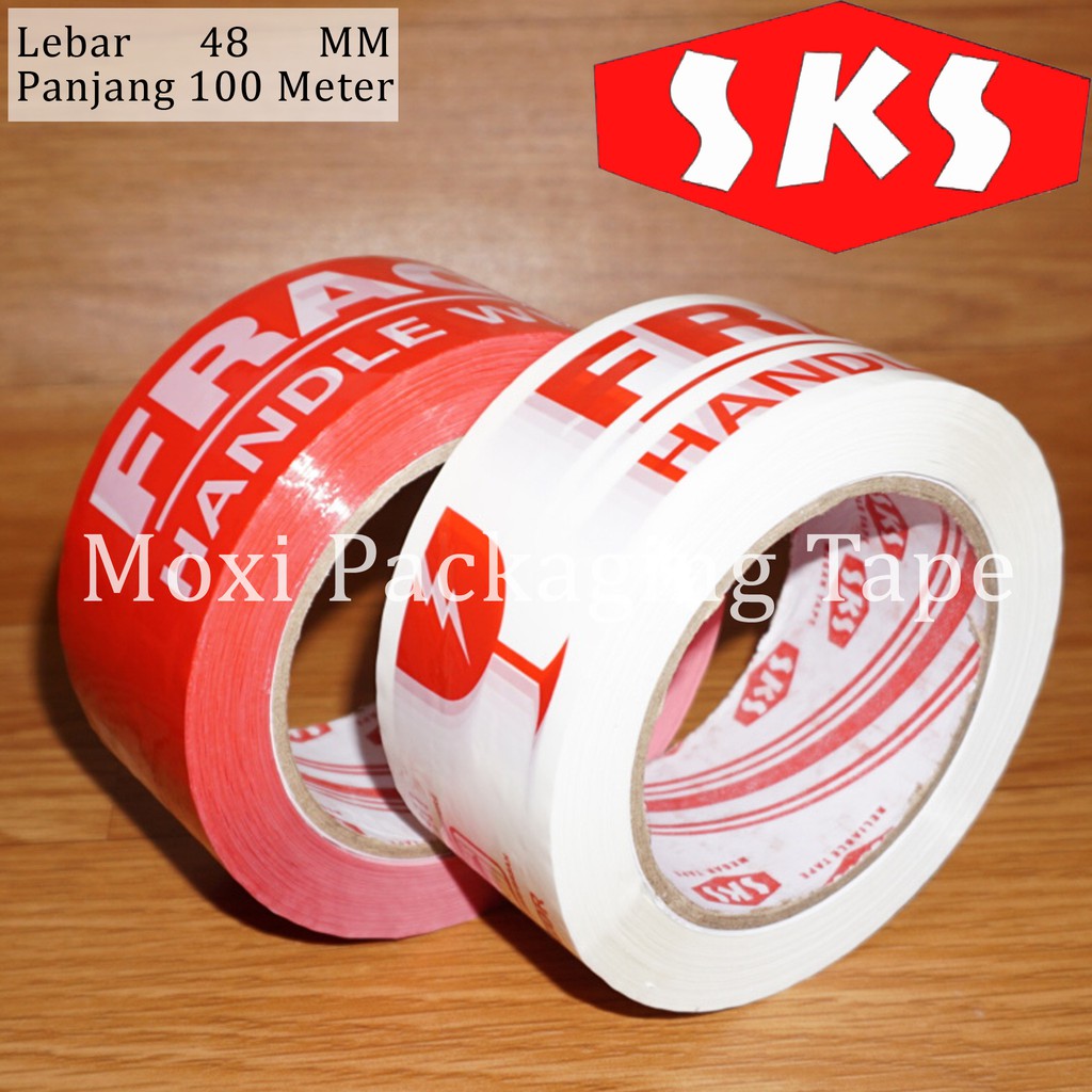Lakban Fragile 2 inch 100 meter