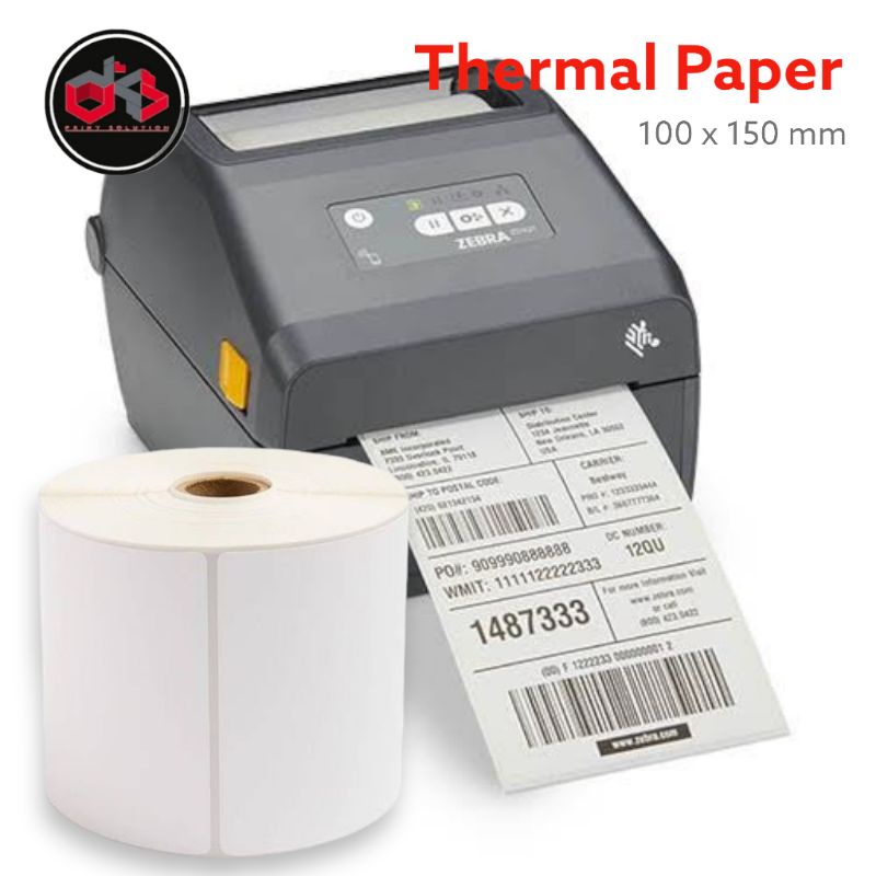 

Kertas thermal stiker thermal barcode 100x150mm