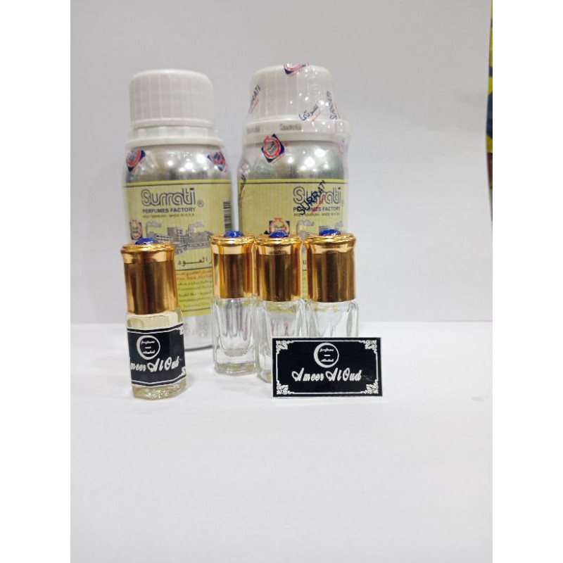 AMEER AL OUD SURATI MURNI100% TANPA CAMPURAN SIZE 3ml