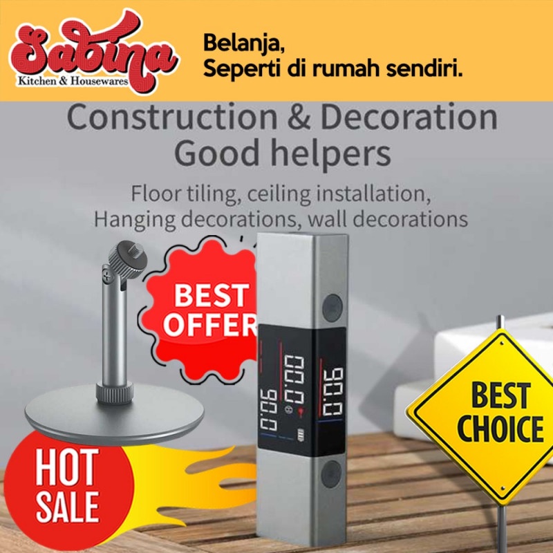 Alat Ukur Kemiringan Sudut Digital Protractor Inclinometer Laser Level