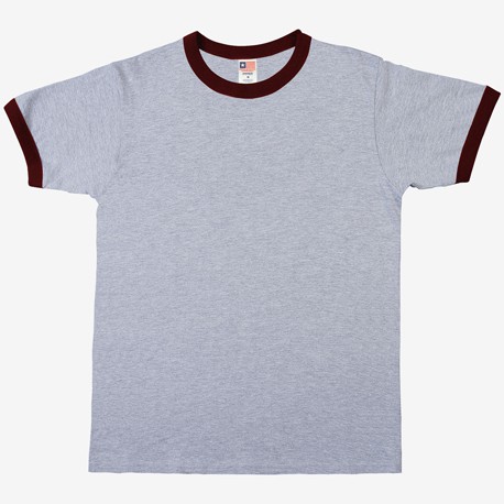  Kaos  Polos  Sporty Grey Maroon New  States  Apparel  Premium 