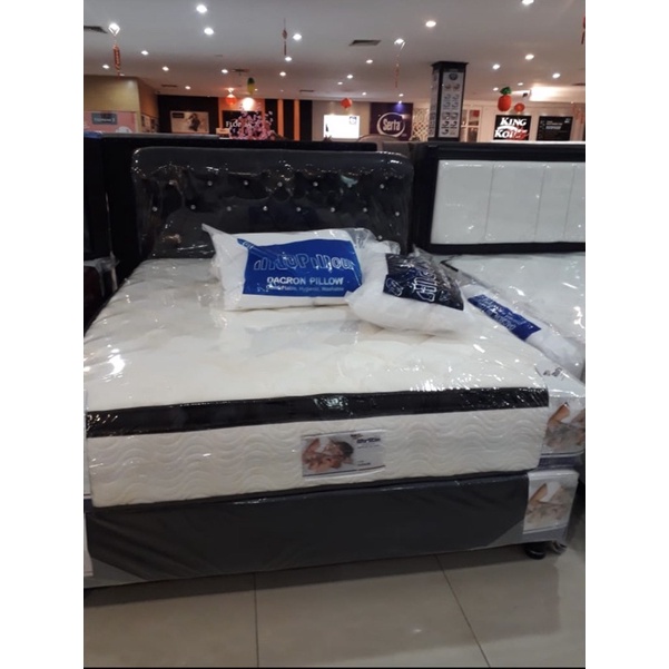 american pillo PT pillow top springbed set lapisan garansi 10 tahun ready stock murah kasur matras