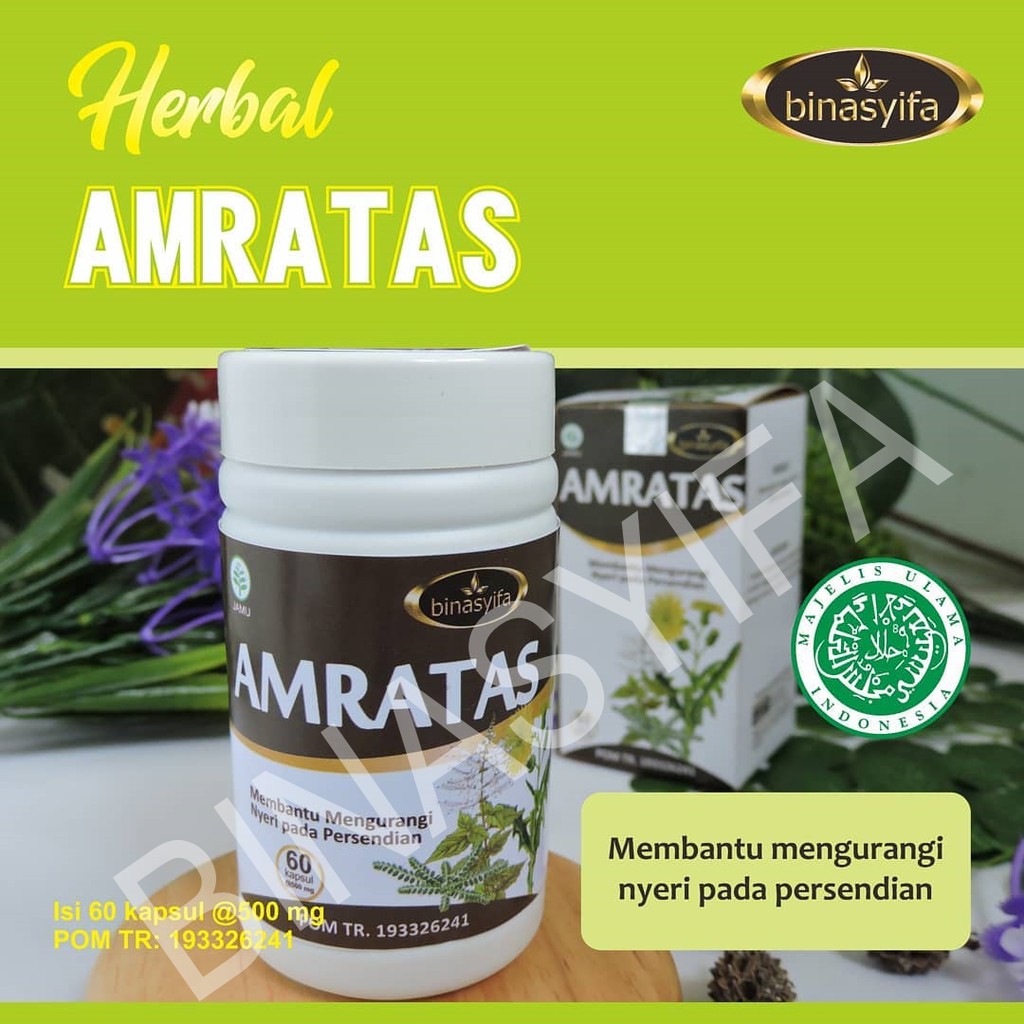 Herbal Nyeri Sendi Asam Urat AMRATAS