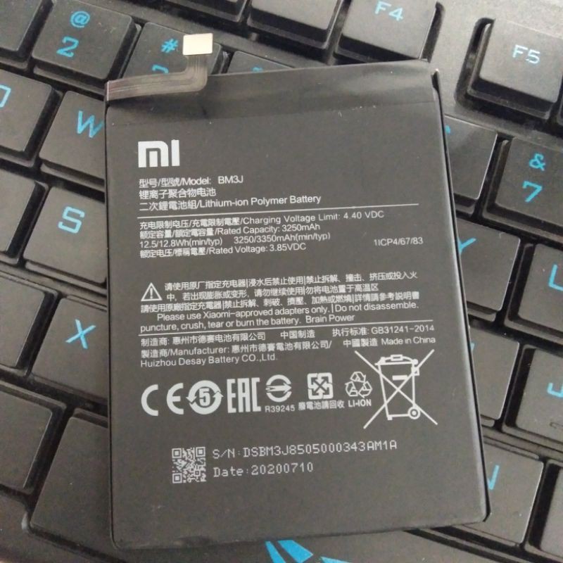 Baterai Xiaomi MI 8 Lite BM3J Original New termurah