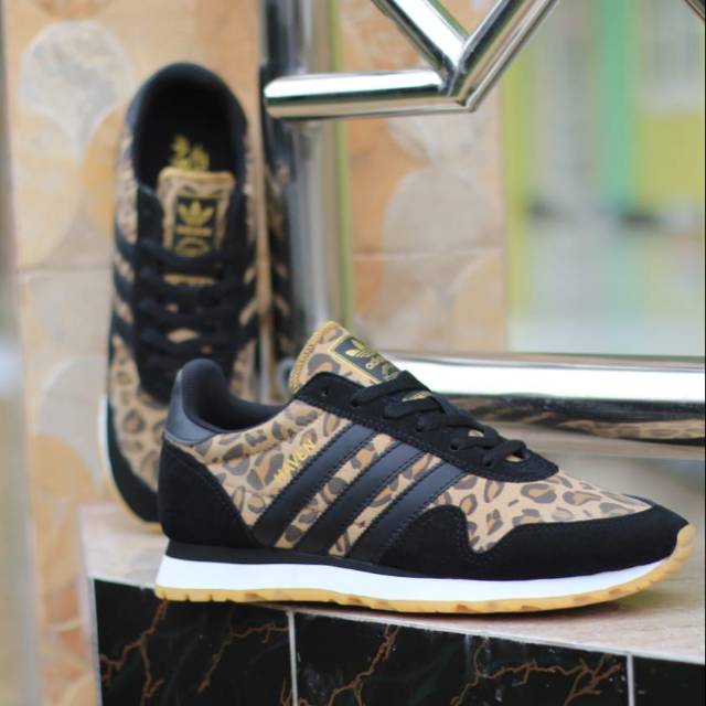 adidas leopard slip on