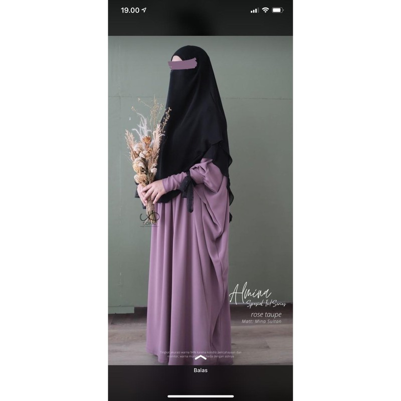 almina bysofni (ukuran M warna rose taupe)