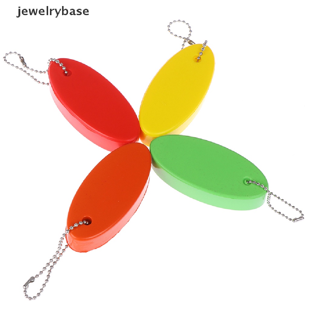 (jewelrybase) 1pc Gantungan Kunci Bentuk Oval Bahan Busa Untuk Olahraga Air / Berenang