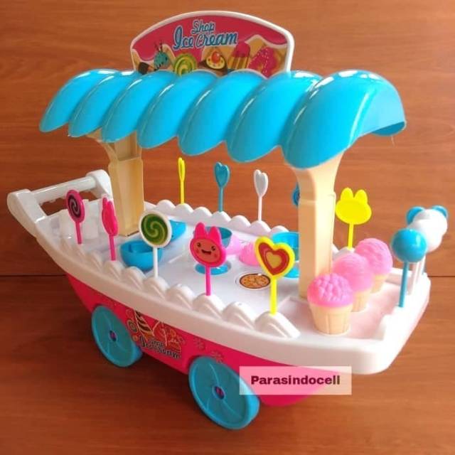 Mainan Gerobak Es Krim Ukuran Besar - Sweet Cart