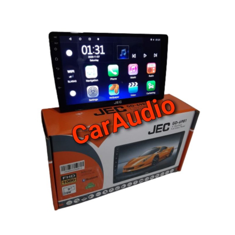 Head Unit Android Agya 9 inch Double din Android 9 inch JEC GD 6981