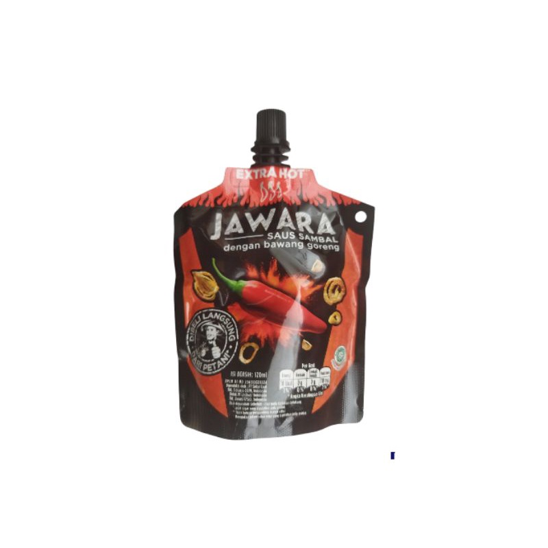 

saus sambal jawara EXTRA HOT 120ml