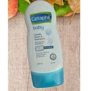 cetaphil BABY gentle wash shampoo hair body  | 230ml