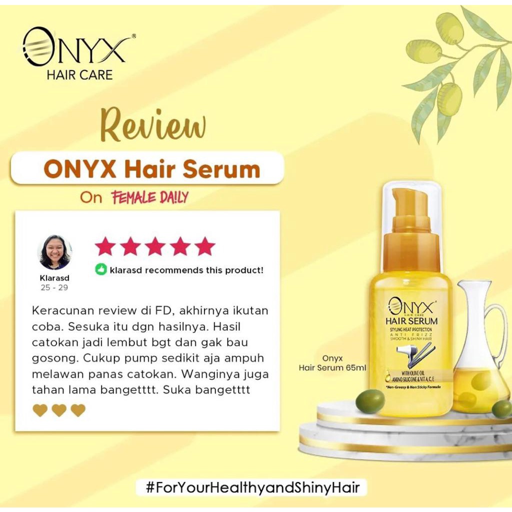 ONYX Hair Care Hair Serum 65ml