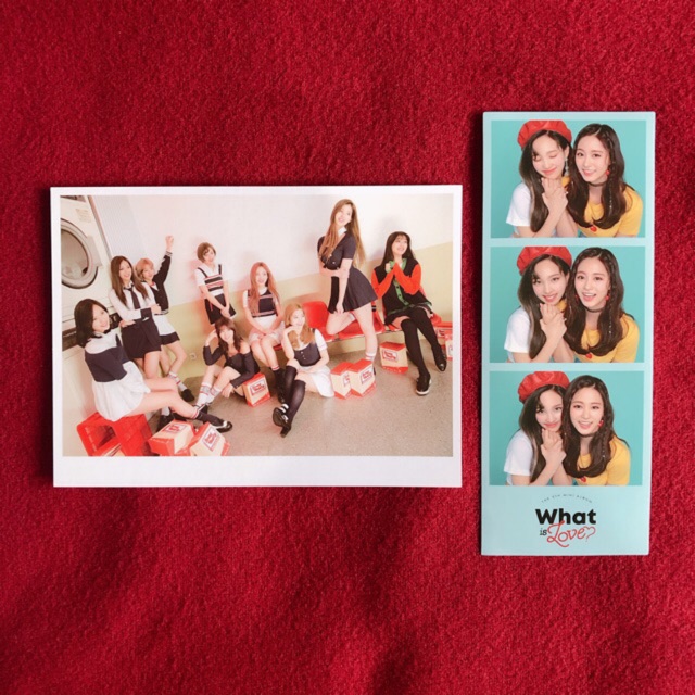 twice - what is love sticker, signal postcard, twicetagram benefit [sana, momo, nayeon]