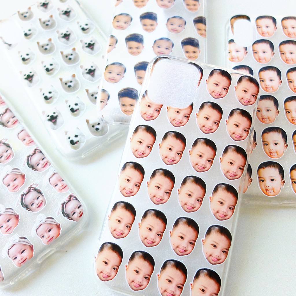 Custom Case casing foto photogenia kepala lucu custom case premium photo