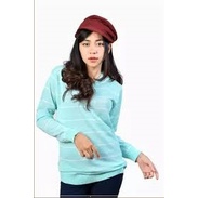 Atasan Rajut Sweater Rajut Knit Zia Adeline-Mint - Putih
