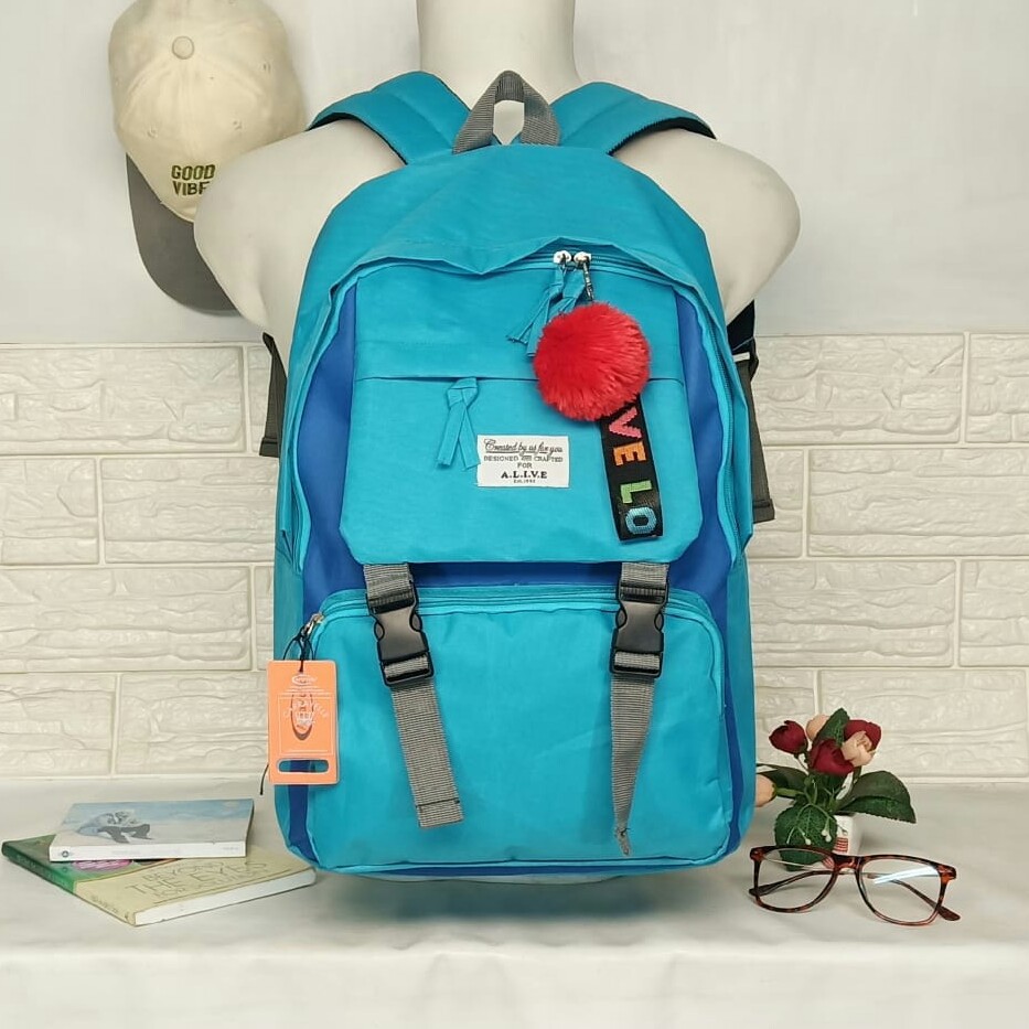 Bagpack wanita TAS RANSEL sekolah stylish anak perempuan dan laki laki REMAJA CRV 010 c