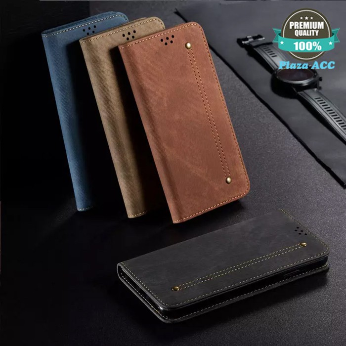 Flip Case Xiaomi Poco F2 Pro - Casing Xiaomi Poco F2 Pro Case Jeans Cover