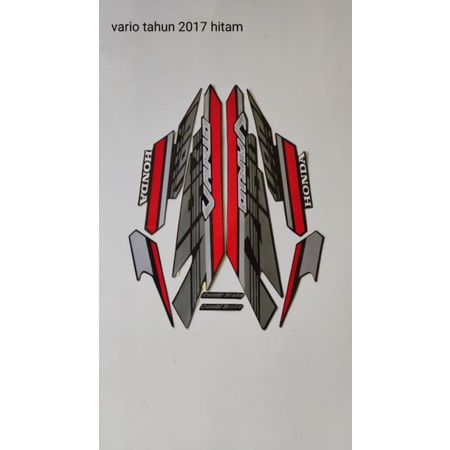 STRIPING VARIO 125 2017 HITAM