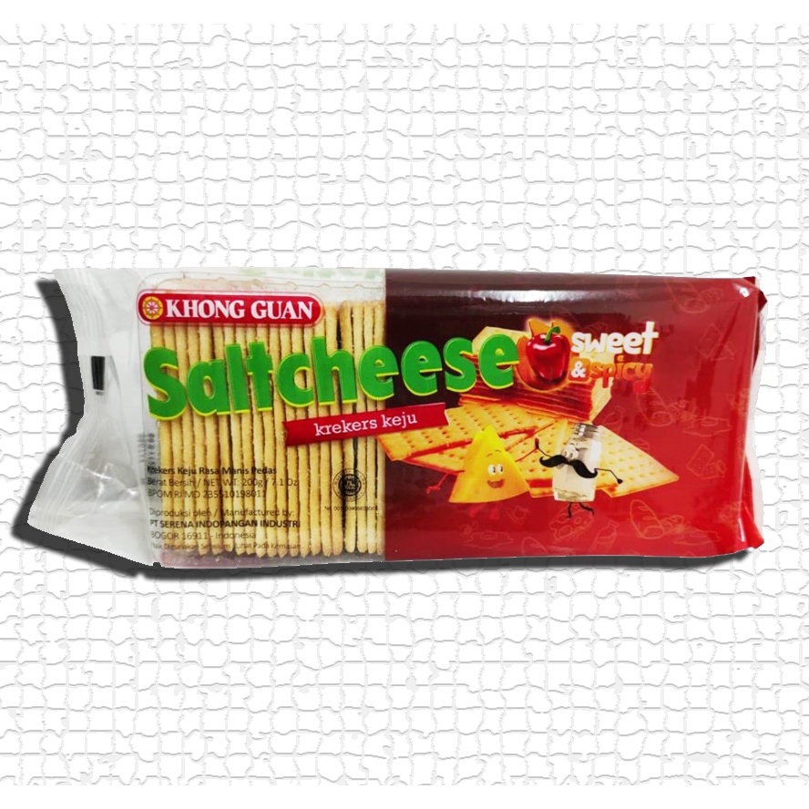 

Khong Guan Saltcheese Krekers Rasa Sweet Spicy 200gr