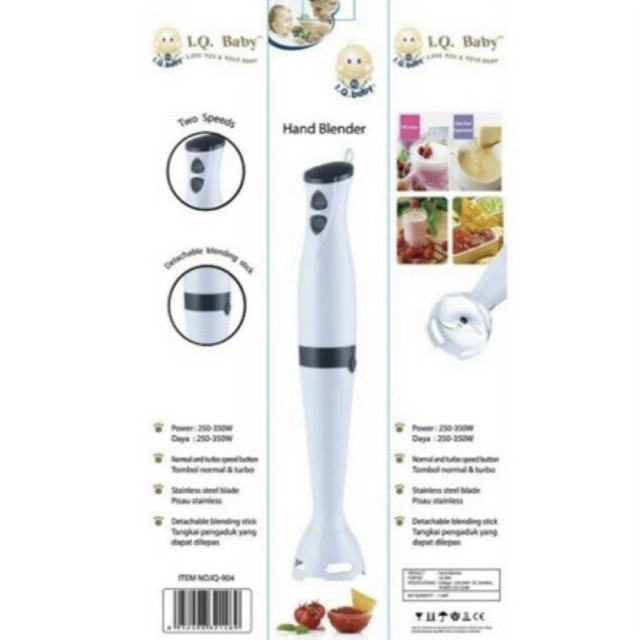 IQ Baby Hand Blender IQ-904 - Blender Tangan Penghalus Makanan Bayi