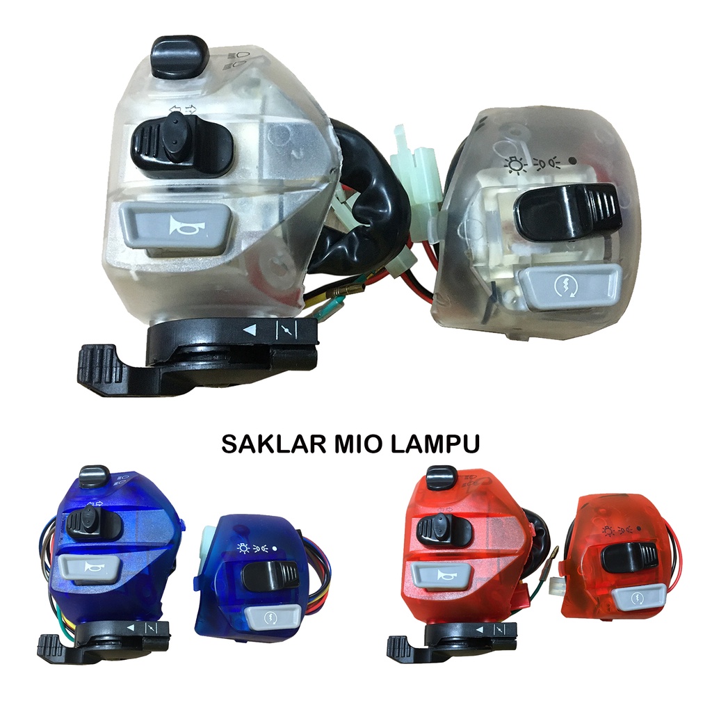 SAKLAR SET YAMAHA MIO SMILE MIO SPORTY MIO J MIO SOUL JUPITER MX SAKLAR LAMPU KIRI KANAN MIO SPORTY MIO J MIO SOUL JUPITER MX