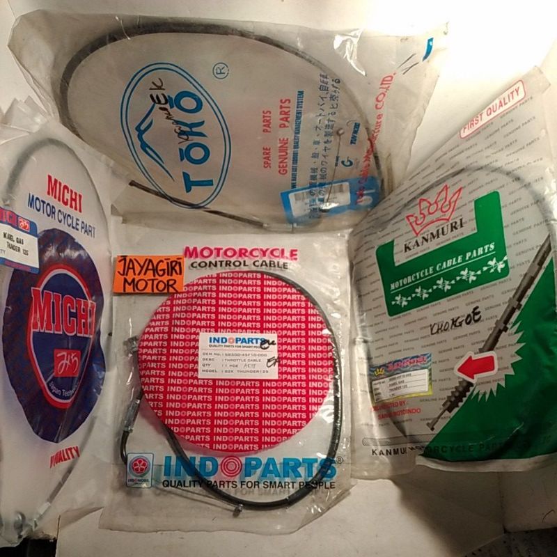 Kabel Gas Thunder 125 Cabel Cable Throttle Throtle Indoparts Toko Kanmuri Michi Kable Tali Kawat Ser