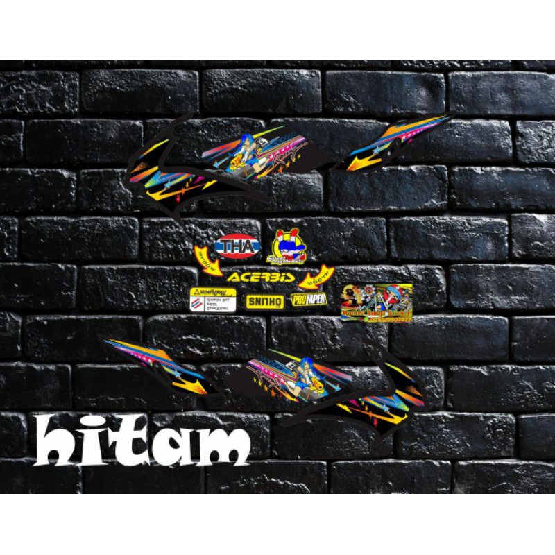 STIKER STRIPING VARIASI NINJA RR 2012-2015