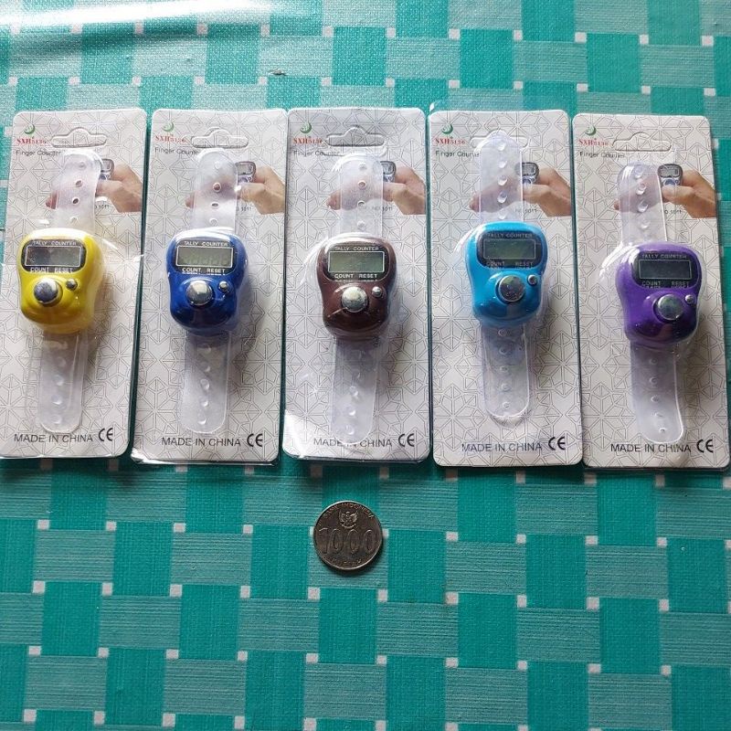 TASBIH DIGITAL MINI DIJUAL SATUAN WARNA RANDOM