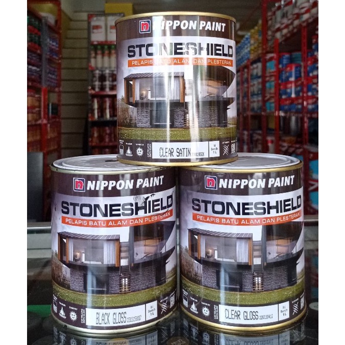 STONESHIELD PAINT (CAT PELAPIS BATU ALAM) - 1 LT NIPPON PAINT