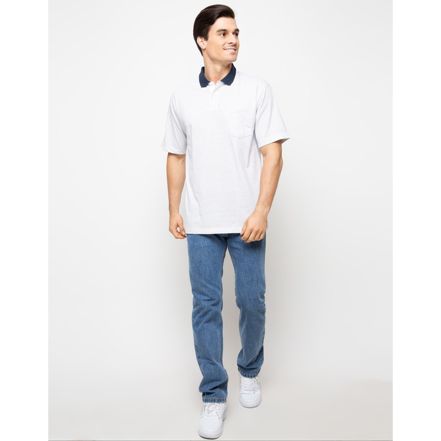 DISKON    Kaos Polo Pria Cole Polo Print Dot    By Matahari Mall TERMURAH