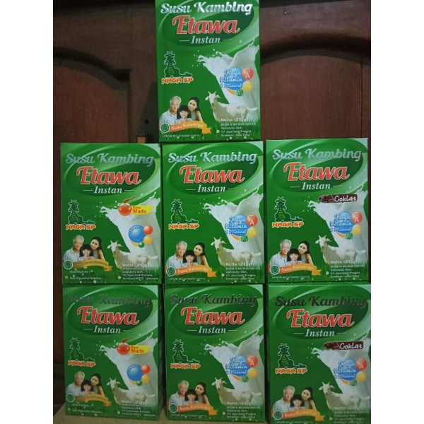 

susu kambing etawa • instant ✓ • Merk Naga SP