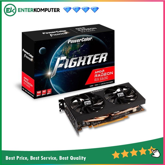 PowerColor Radeon RX 6600 8GB GDDR6 Fighter