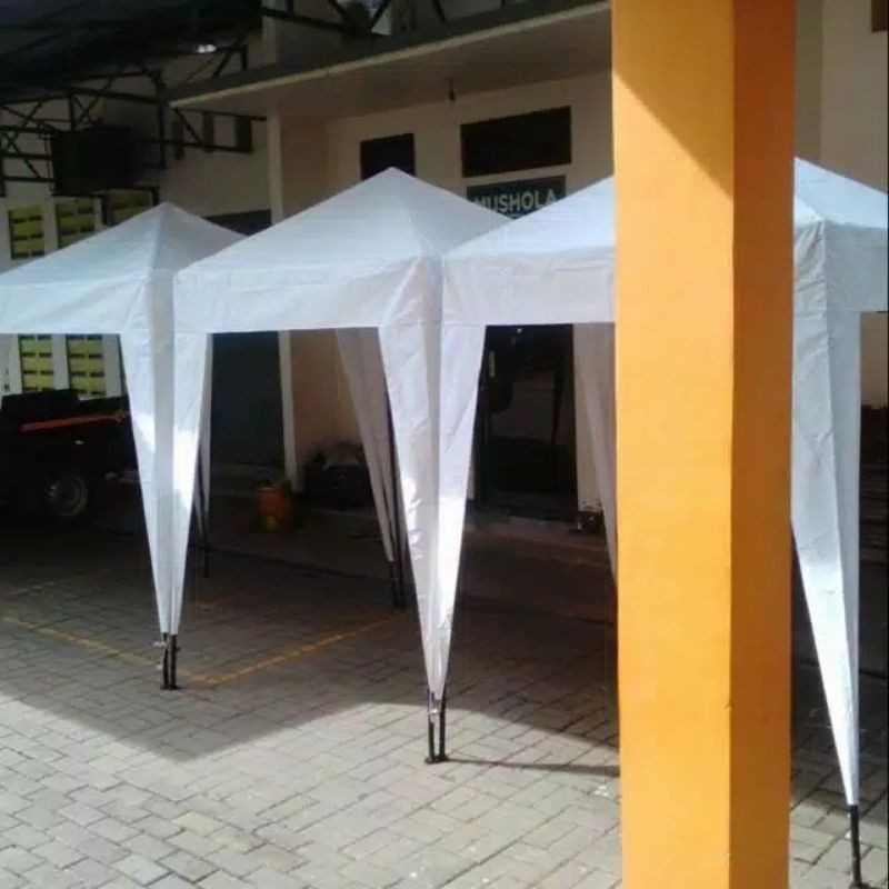 TENDA JUALAN 1,5X2, TENDA PUTIH, TENDA WARNA, TENDA BAZZAR PUTIH