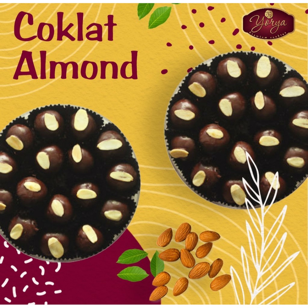 

COKLAT ALMOND YORYA COOKIES