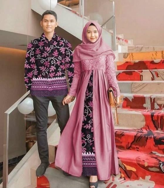 PROMO 5 warna CP SARWENDAH / Couple batik sarwendah / couple muslim murah